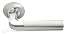 Дверная ручка Morelli Мозаика MH-11 SN/CP белый никель/полированный хром